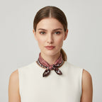 Red Square Scarf 100% Silk