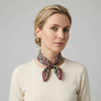 Brown Silk Neckerchief