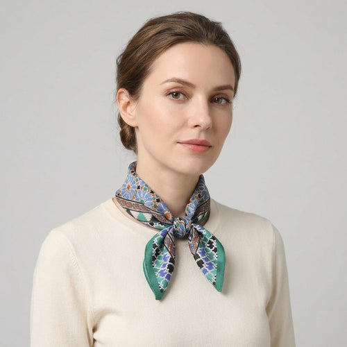 Alhambra Art Silk Square Scarf