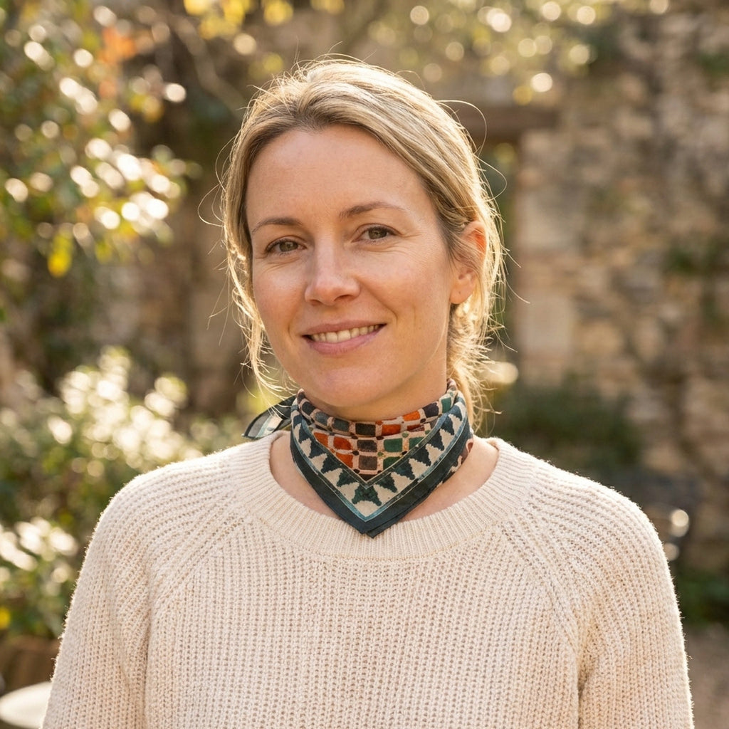 Colorful Square Scarf Comares