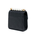 Mini Goatskin Chic Pearls Clutch On Chain