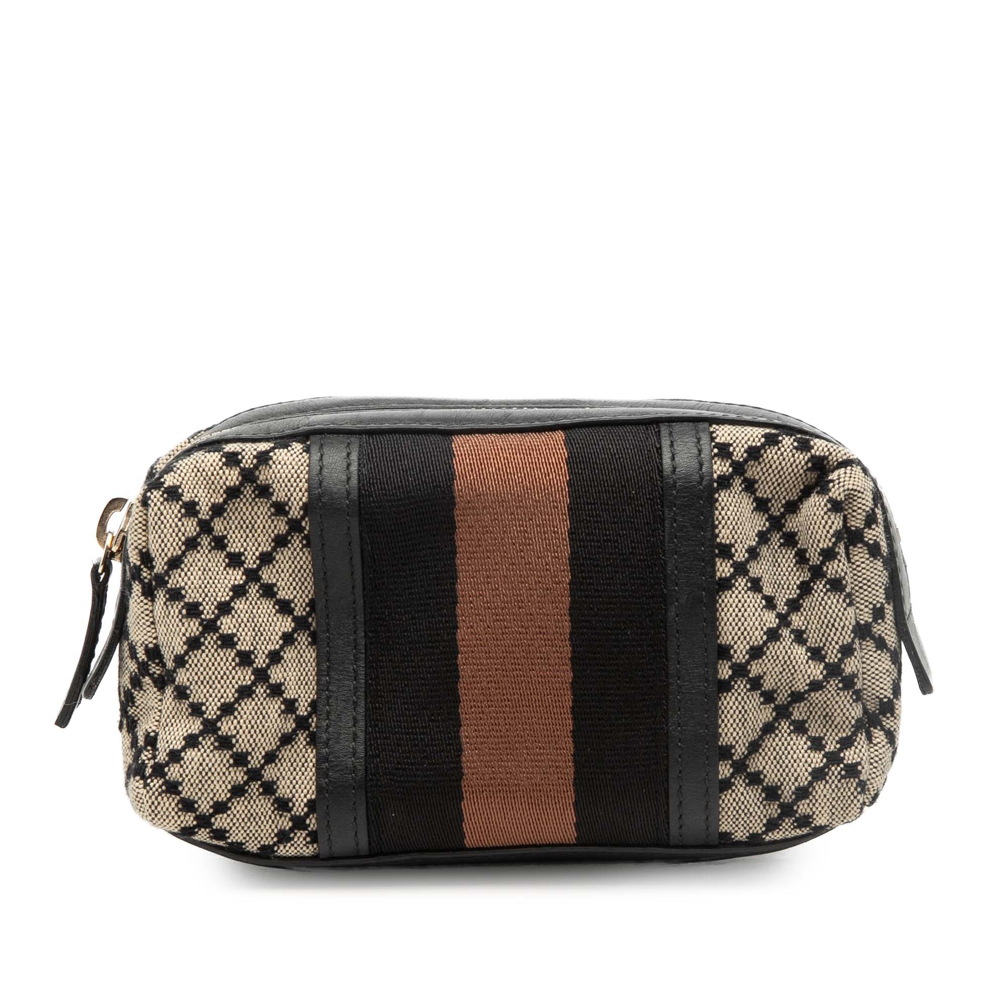 Diamante Canvas Web Pouch