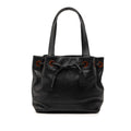 CC Caviar Drawstring Tote