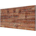 3D Faux Wood Wall Panels 8-Pack for Interior & Exterior Accent Walls, 4' x 2', 0.6" Thick, Water-Resistant, Coffee