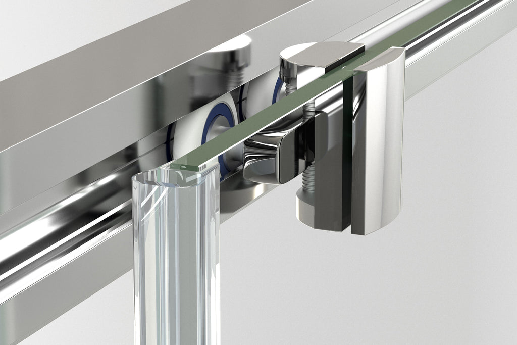 BATHME NIXON Mampara Frontal Bañera 2Fijos+2Correderas Cromo