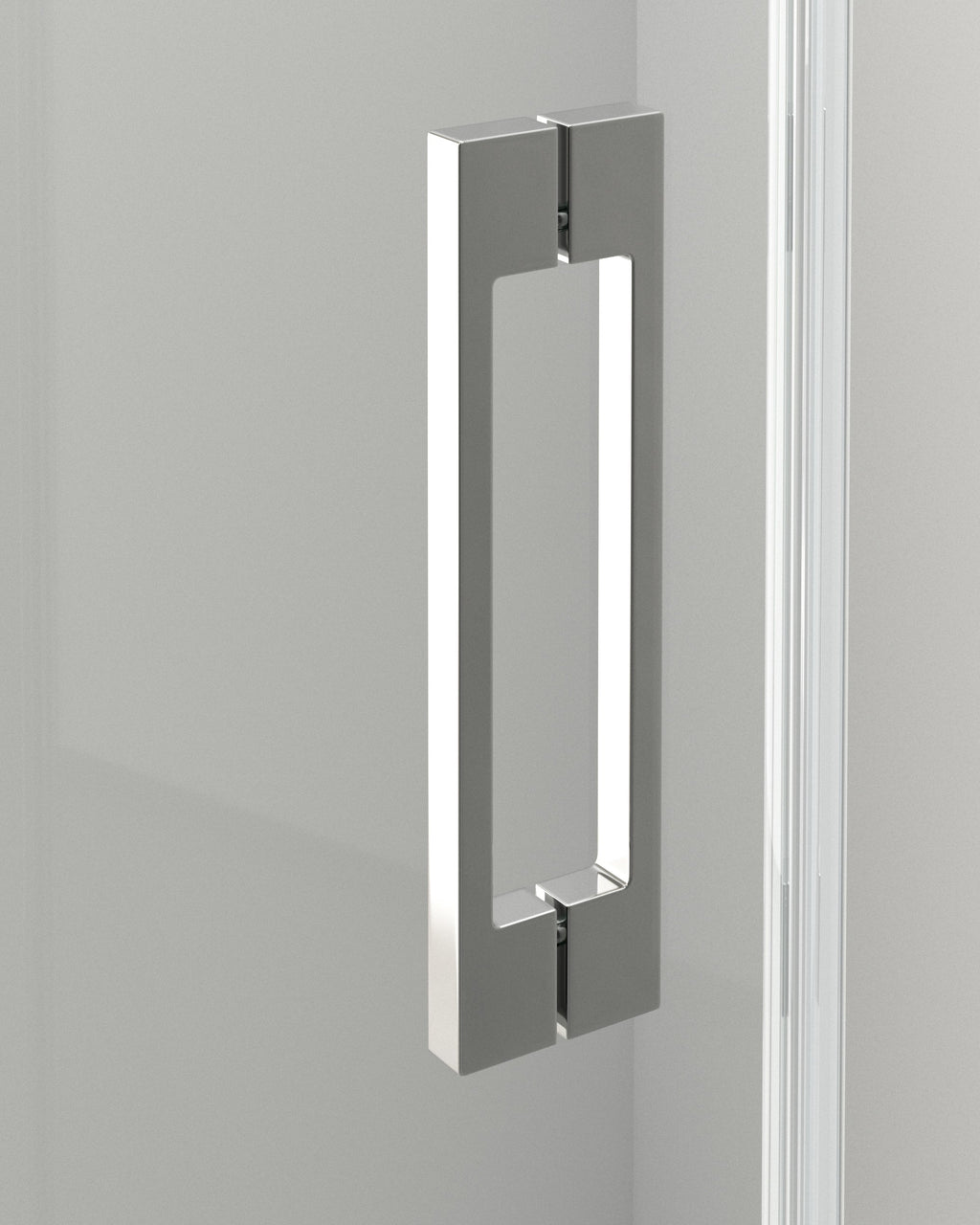 BATHME NIXON Mampara Frontal Ducha Fijo+Corredera Cromo