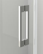 BATHME NIXON Mampara Frontal Ducha Fijo+Corredera Cromo