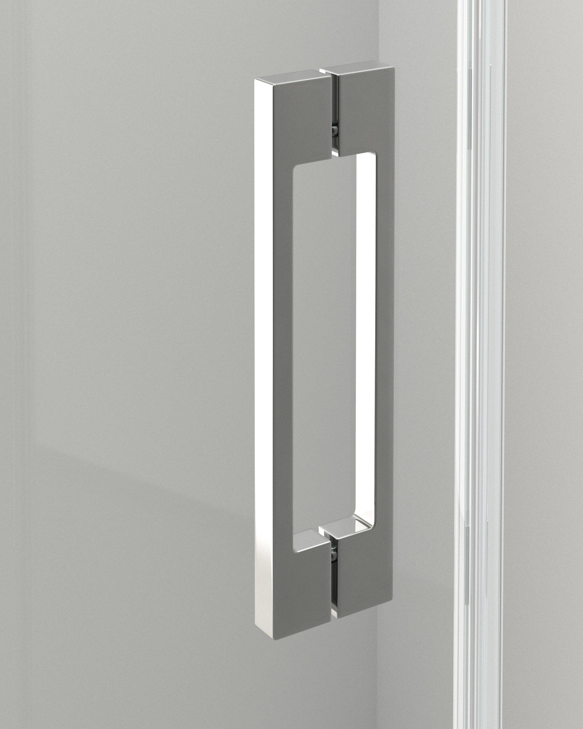 BATHME NIXON Mampara Frontal Bañera 2Fijos+2Correderas Cromo