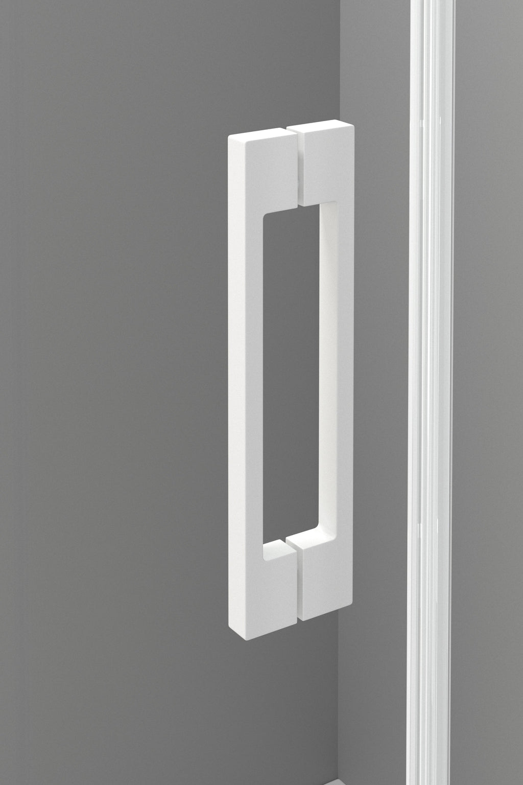 BATHME NIXON Mampara Frontal Bañera 2Fijos+2Correderas Blanco