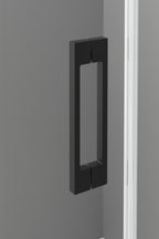 BATHME NIXON Mampara Frontal Bañera 2Fijos+2Correderas Negro