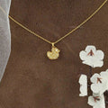 Yellow Duck Cut Diamond Bezel Set Pendant