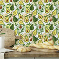Yellow Green Avocado Kitchen Removable Wallpaper