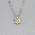 Yellow Marquise Cut Lab Grown Diamond Floral Style Pendant