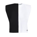 Yin & Yang Two-Tone Sleeveless Top