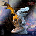 Ynariel, Elves Princess on Dragon, The Beholder Miniatures
