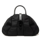 Nylon Double Saddle Bowler Bag