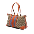 GG Canvas Web Satchel