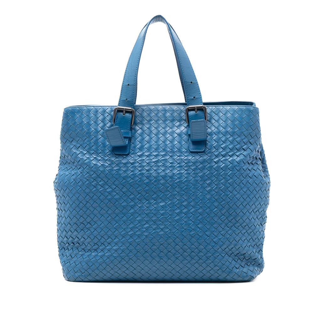 Nappa Intrecciato Belted Tote