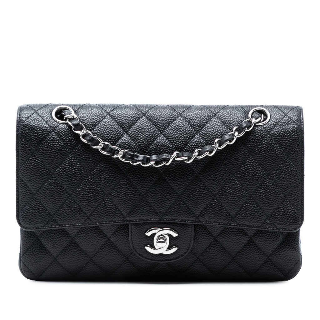 Medium Classic Caviar Double Flap