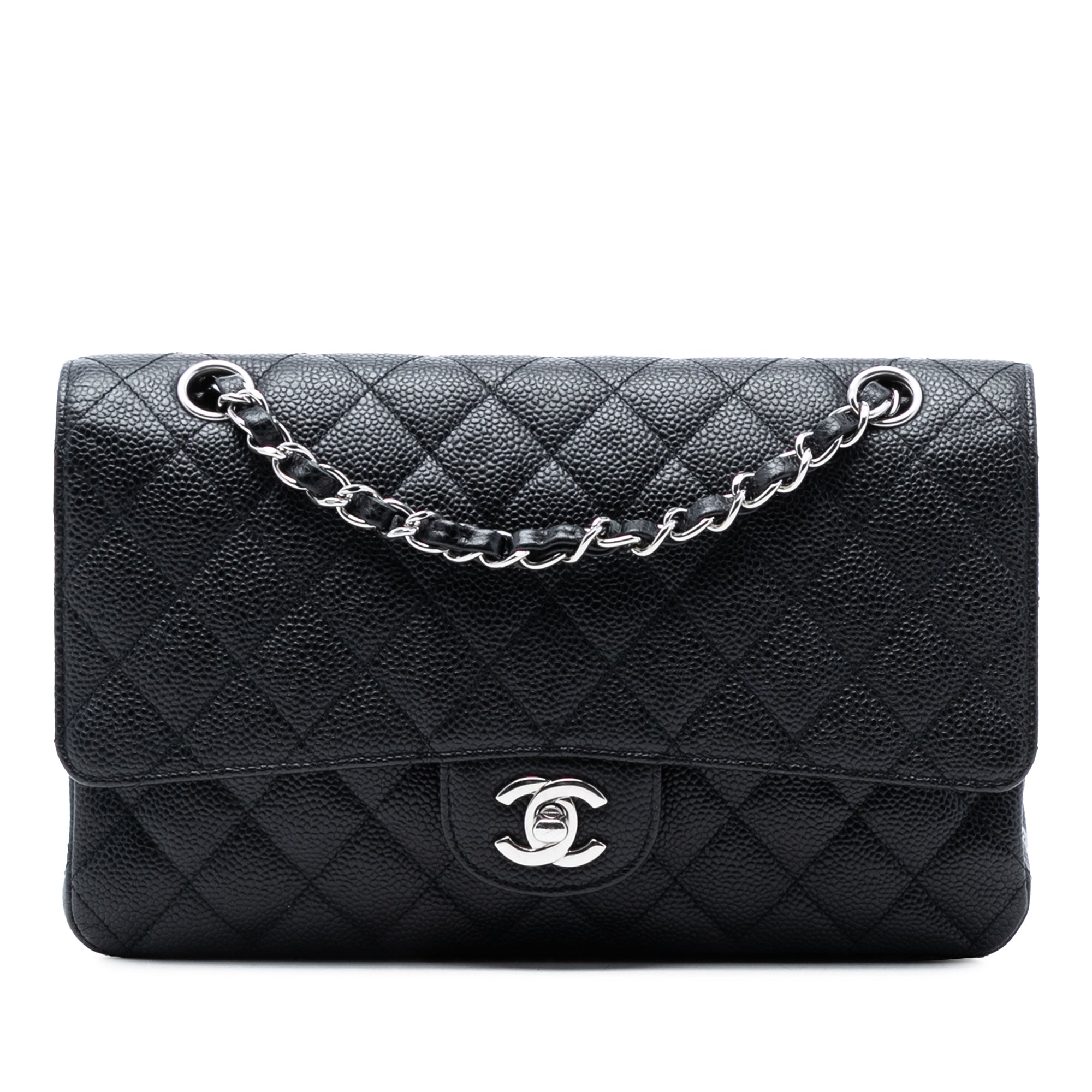 Medium Classic Caviar Double Flap