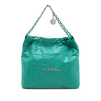 Medium Quilted Shiny Calfskin 22 Handbag