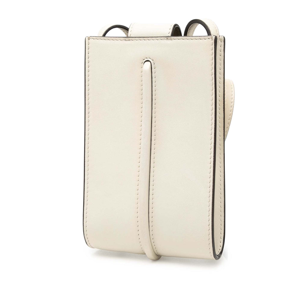 Leather Fendigraphy Phone Pouch