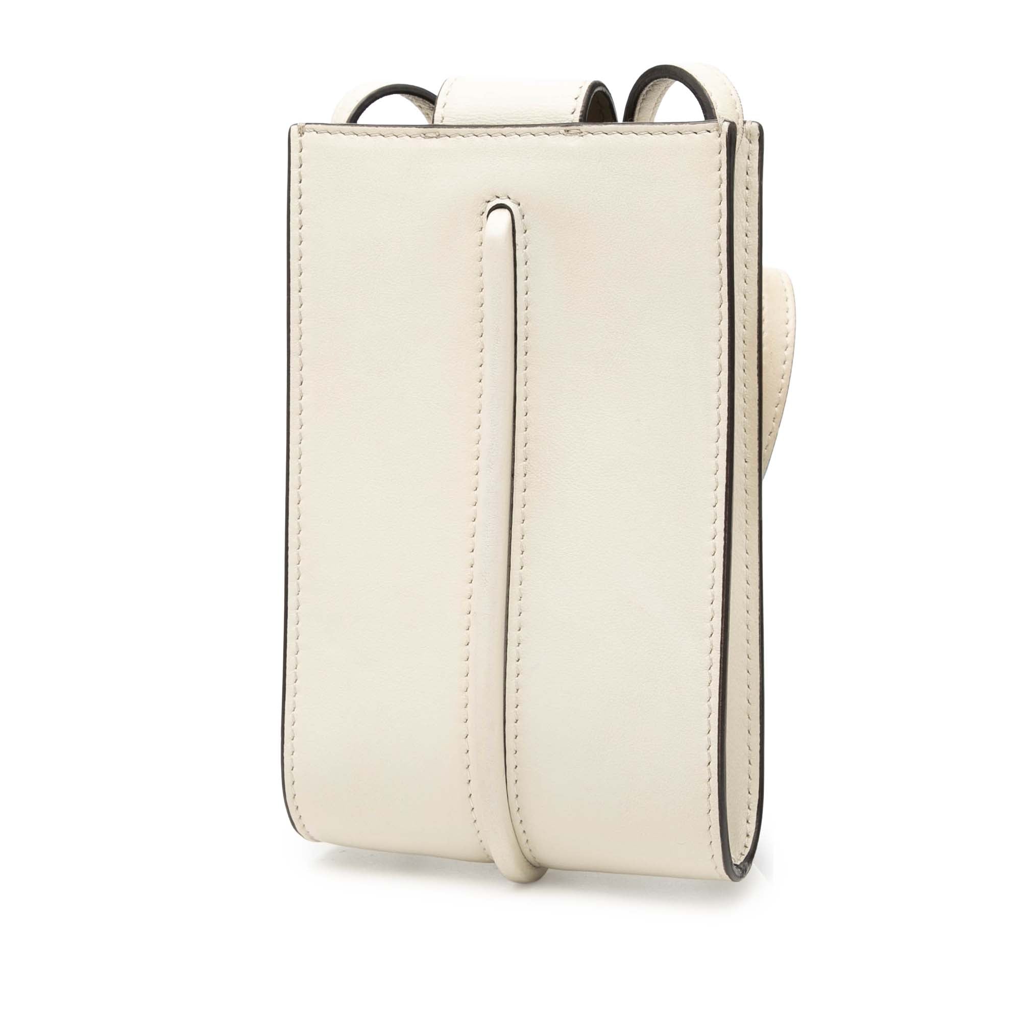 Leather Fendigraphy Phone Pouch
