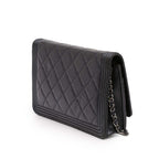 Quilted Lambskin Boy Wallet On Chain
