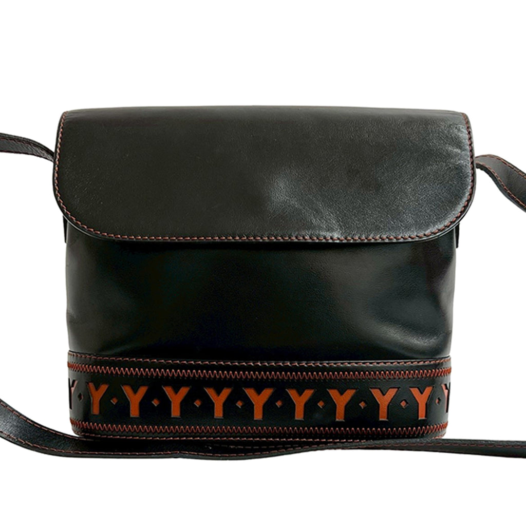 Leather Cutout Crossbody