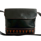 Leather Cutout Crossbody
