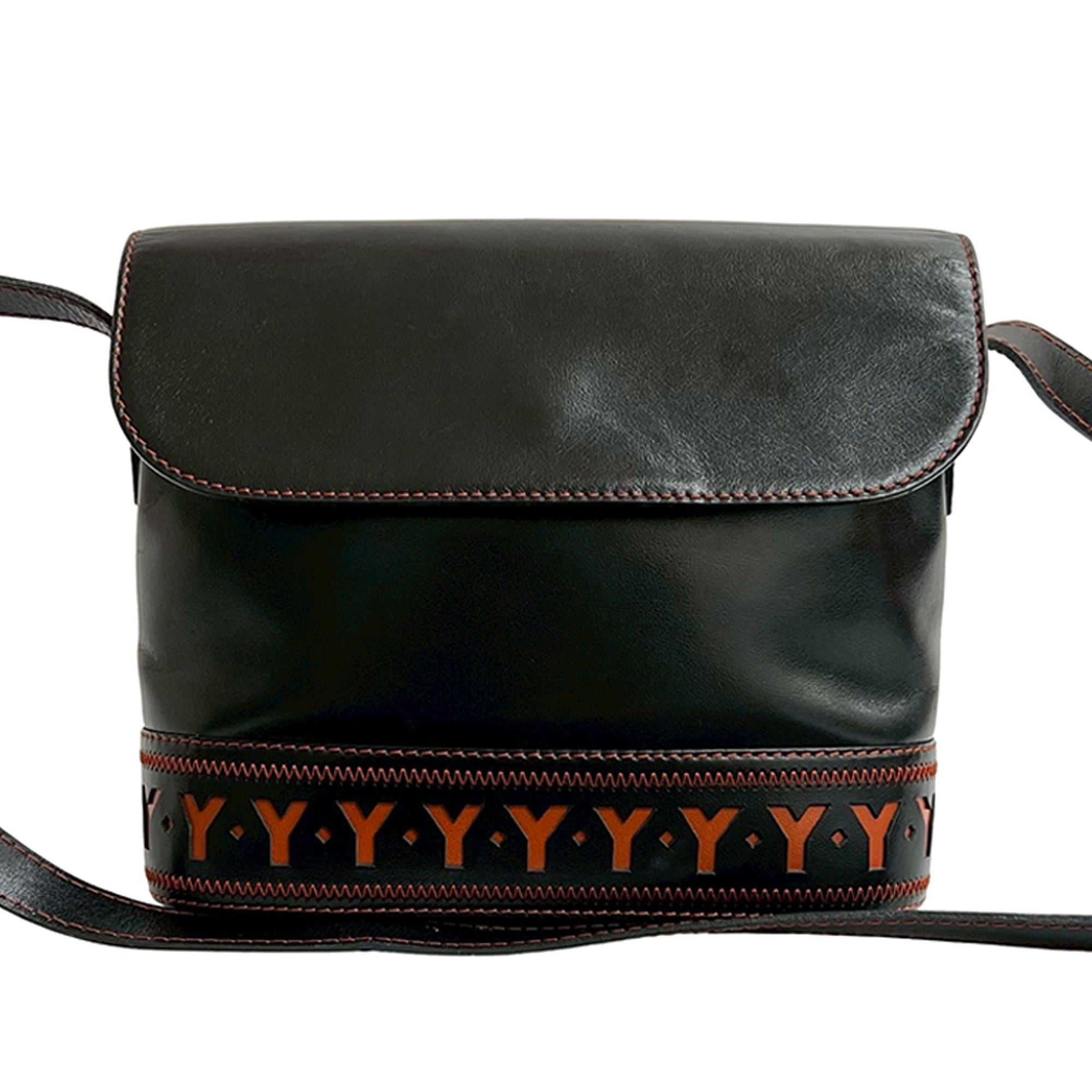 Leather Cutout Crossbody