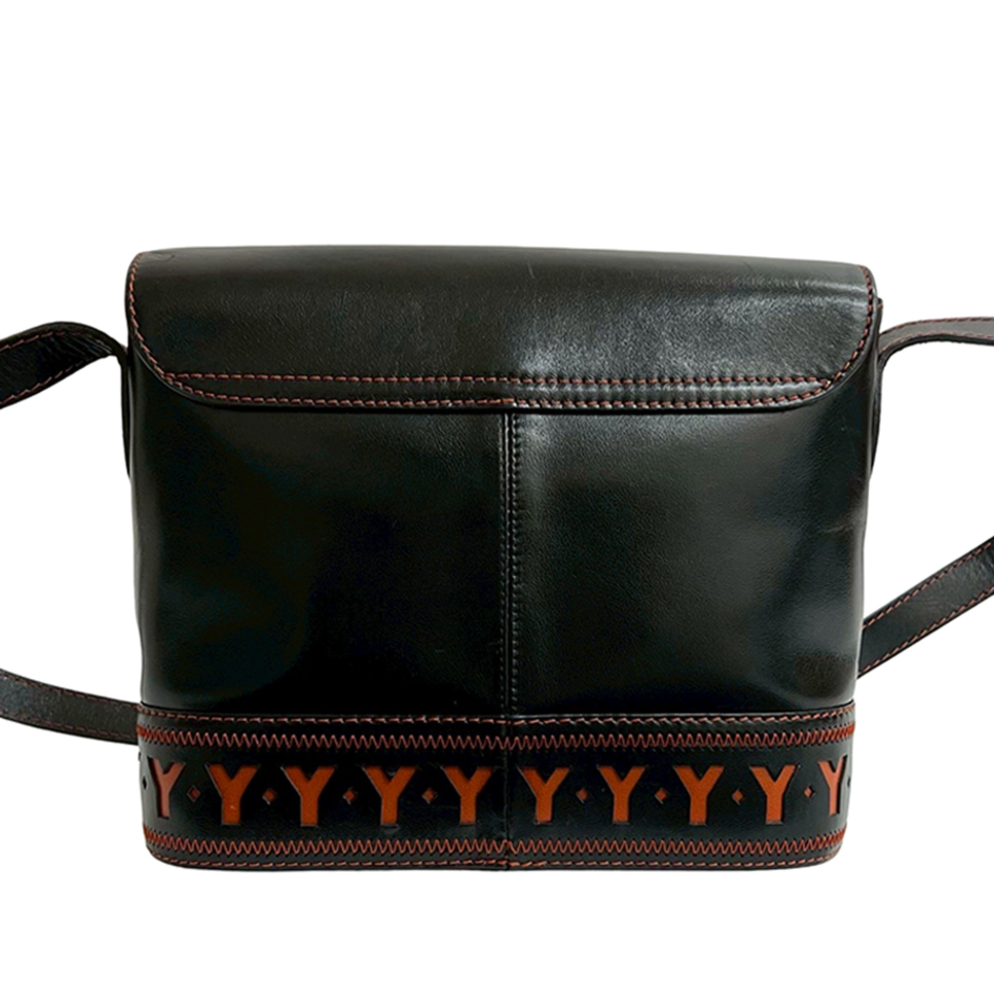 Leather Cutout Crossbody