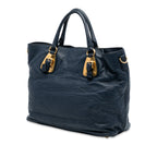 Soft Calfskin Open Convertible Shopping Tote