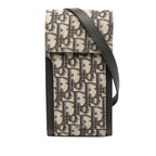 Oblique Canvas Phone Holder Crossbody