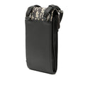 Oblique Canvas Phone Holder Crossbody
