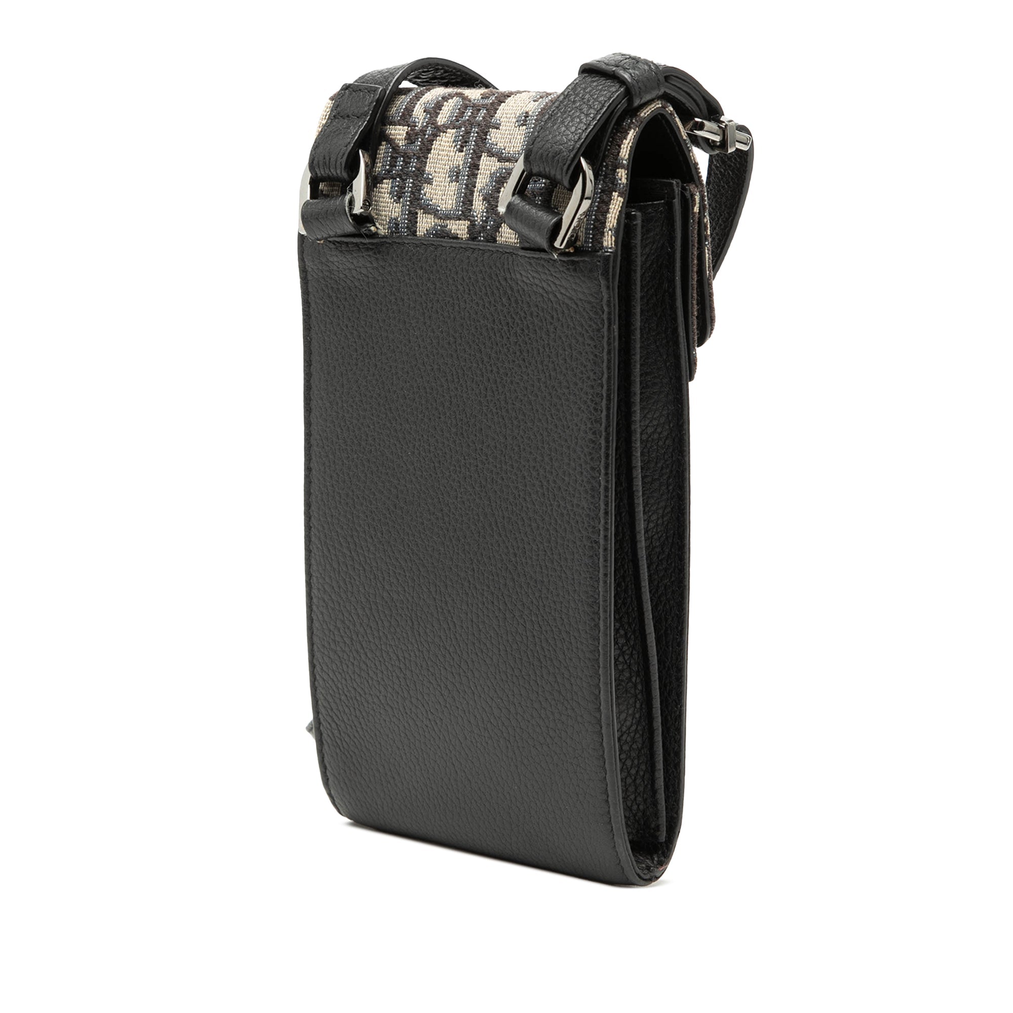 Oblique Canvas Phone Holder Crossbody