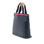Leather Web Tote