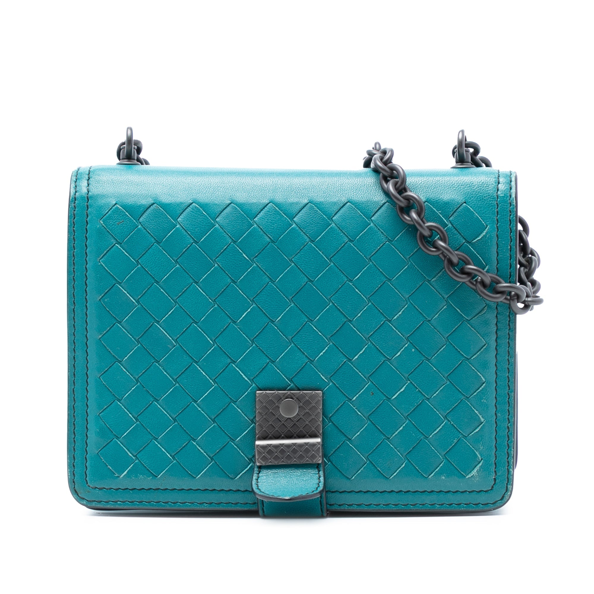 Mini Nappa Intrecciato Runway Shoulder Bag