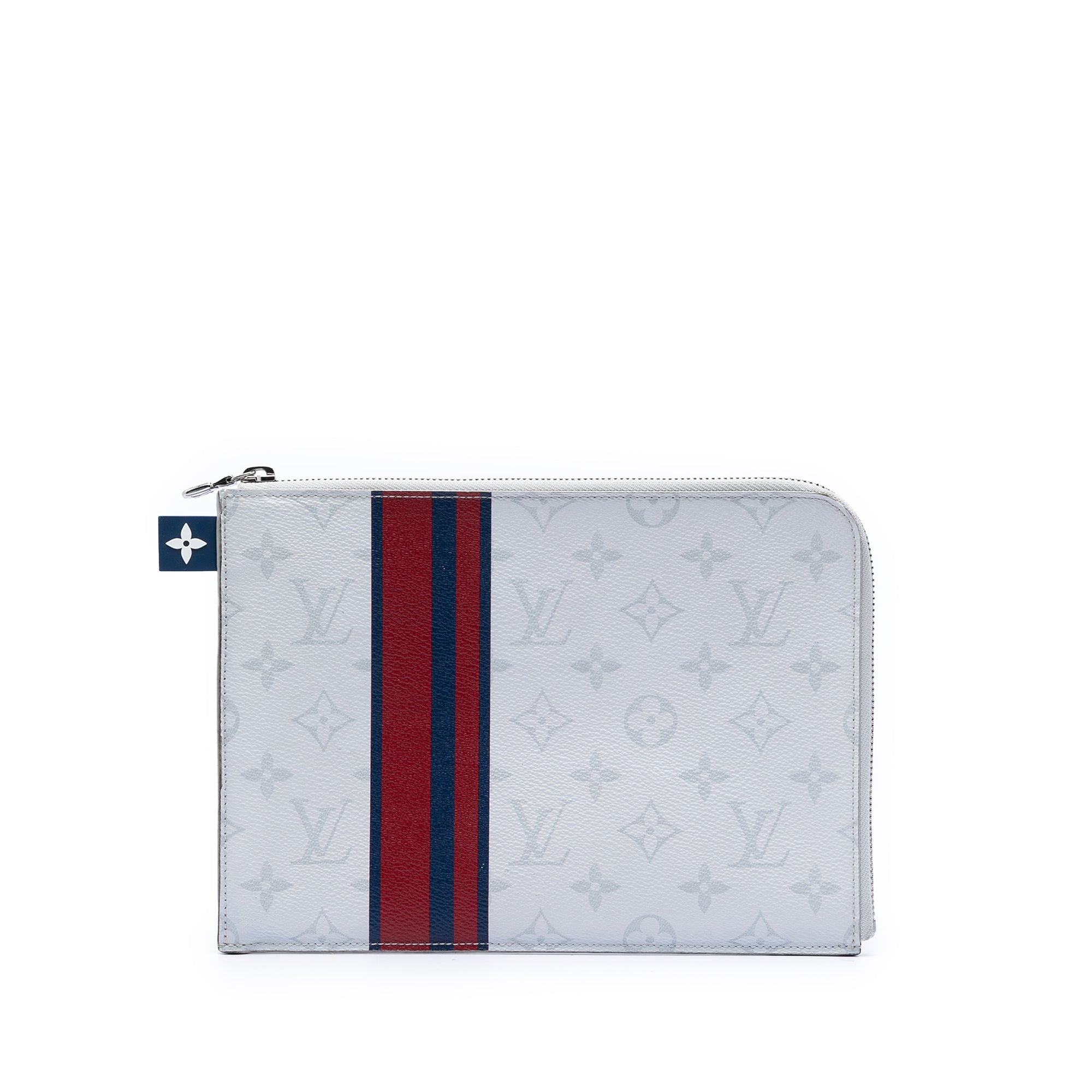 Monogram White Pochette Jour PM Clutch Bag