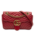 Medium GG Marmont Matelasse Calfskin Shoulder Bag