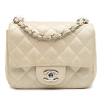 Mini Square Classic Caviar Single Flap
