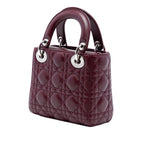 Mini Lambskin Cannage Crystal Strap Lady Dior
