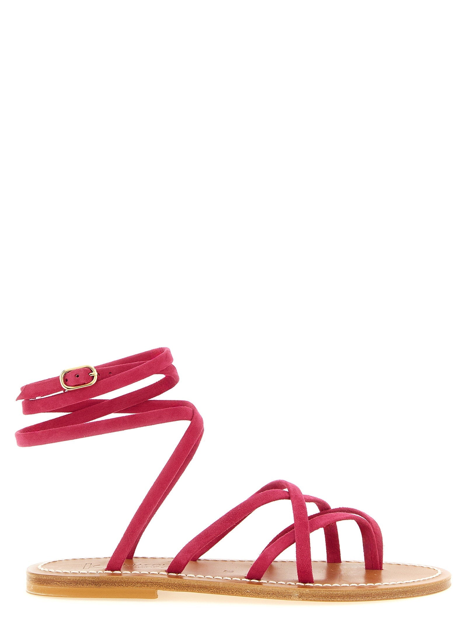 K.jacques Saint Tropez Zenobie Sandals — Raspberry