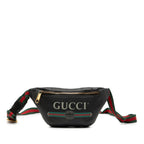 Small Grained Calfskin Logo Belt Bag
