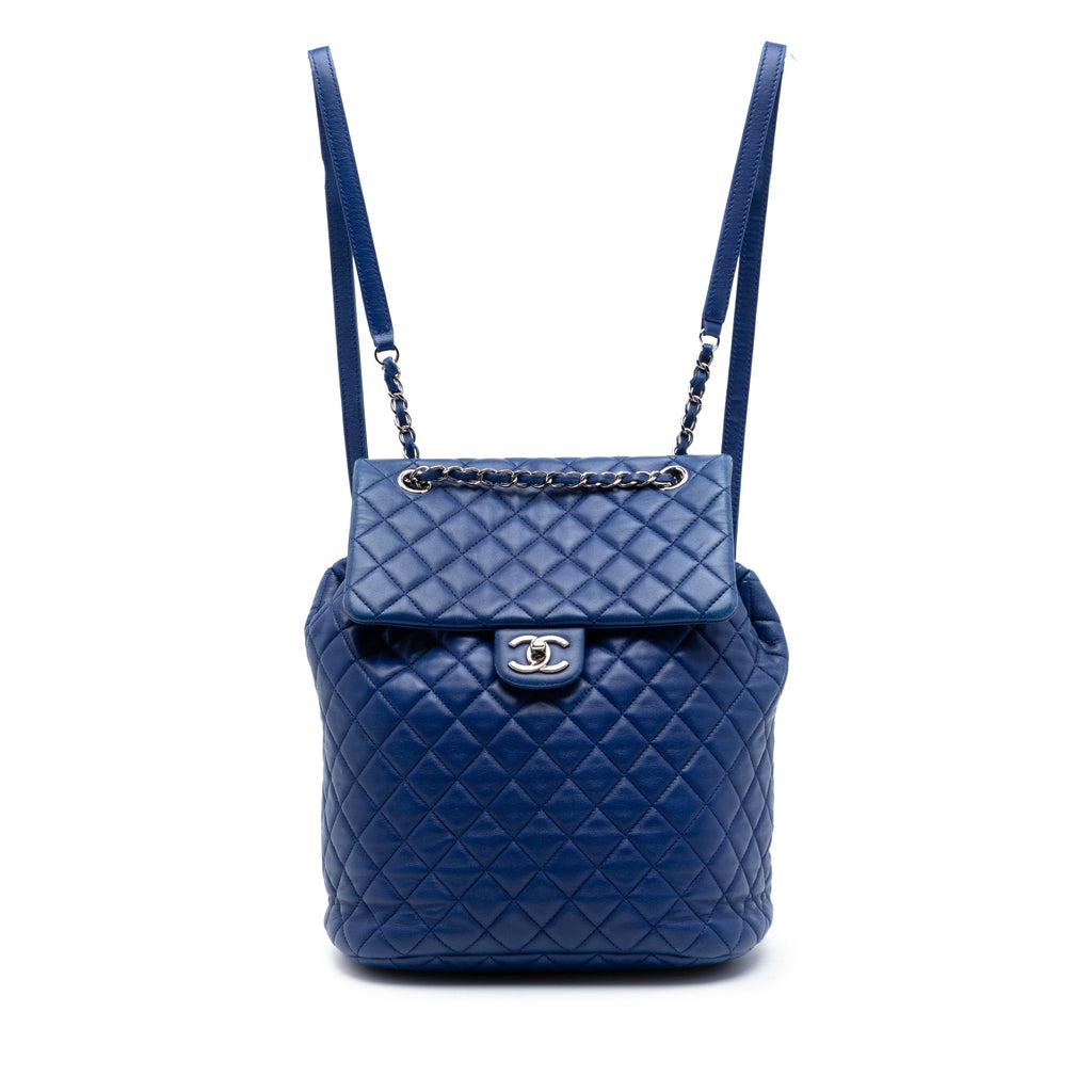 Large Quilted Lambskin Urban Spirit Backpack