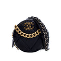 Lambskin 19 Round Clutch with Chain