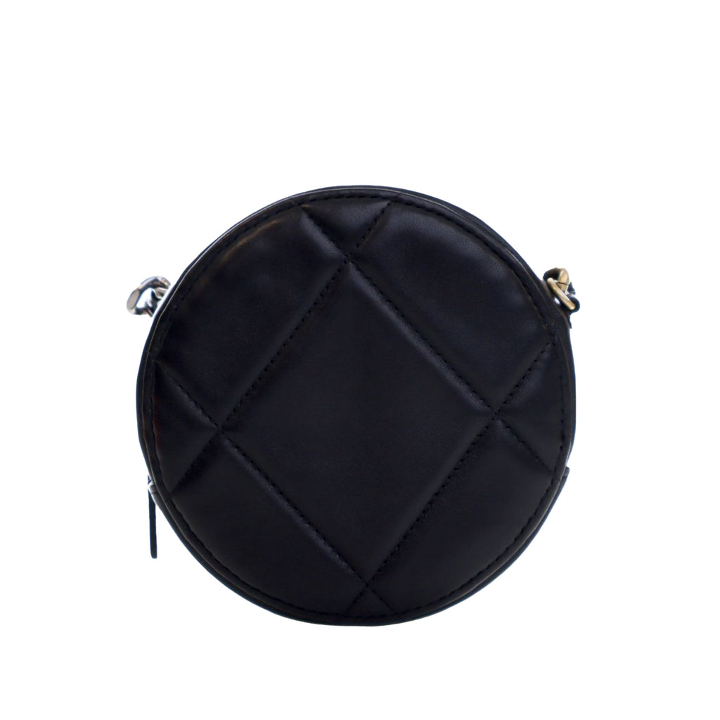 Lambskin 19 Round Clutch with Chain