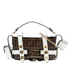Mini Zucca Glazed Fabric Cage Baguette Satchel