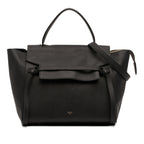 Mini Grained Calfskin Belt Satchel