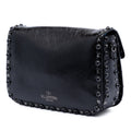 Medium Craquele Calfskin Guitar Strap Rockstud Rolling Flap Crossbody